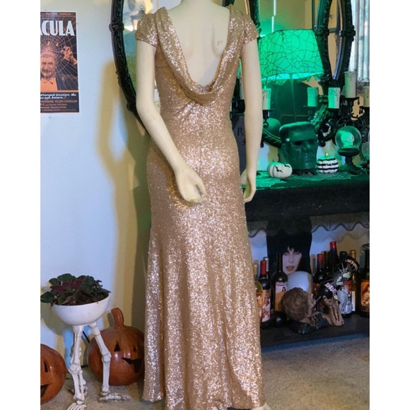 Sparkly Champagne Gown - Picture 2 of 2